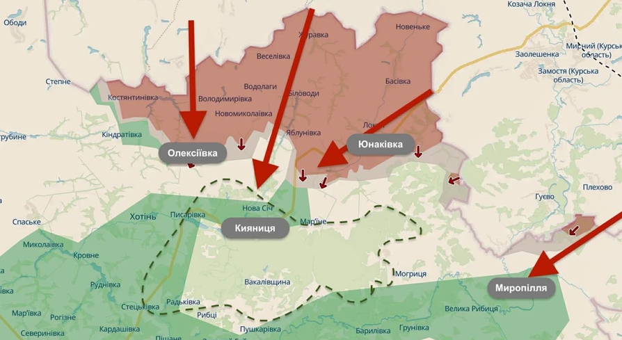 Росіяни щомісяця збільшують свою присутність на Сумщині, тягнуться до густого лісу